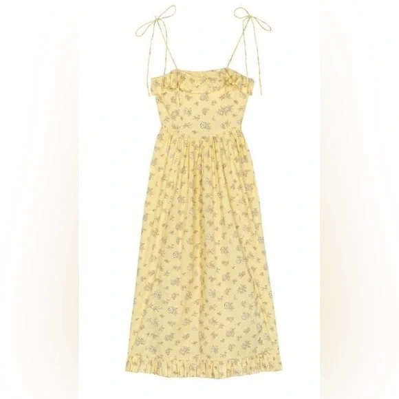 Doen Wendelin Dress in Sunshine Bouton De Rose XXL - Picture 3 of 6